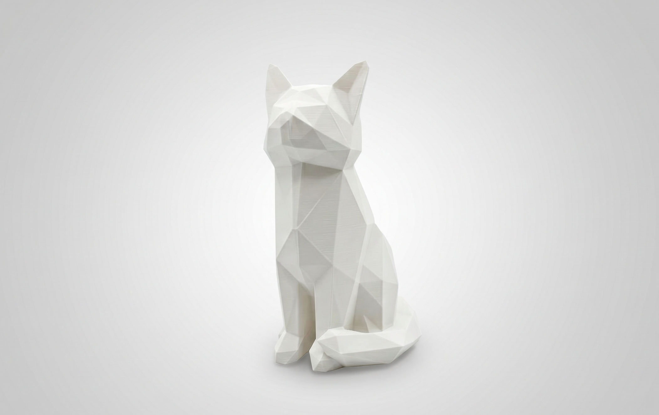 Large Cat — matte white (hero)